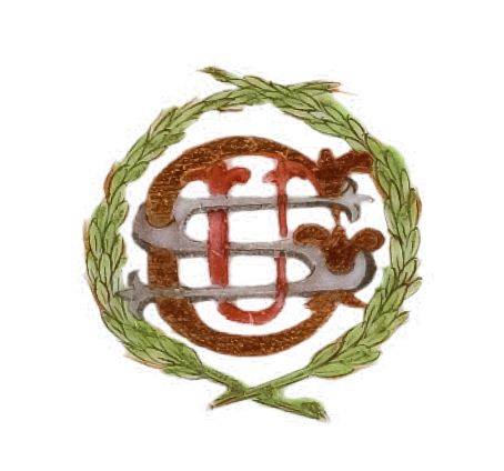 圖為清末廣彩“USG”花鳥人物紋小碟細節圖，盤心為字母“USG”，代表美國總統格蘭特。1868年，美國皮斯卡塔韋號（Piscataqua） 船長阿門（Captain Ammen）在廣州定制一套餐具送給格蘭特將軍夫婦。1869年，當這套餐具抵達美國時，尤利塞斯·S·格蘭特已就任第18任美國總統。（來源：廣州十三行博物館）